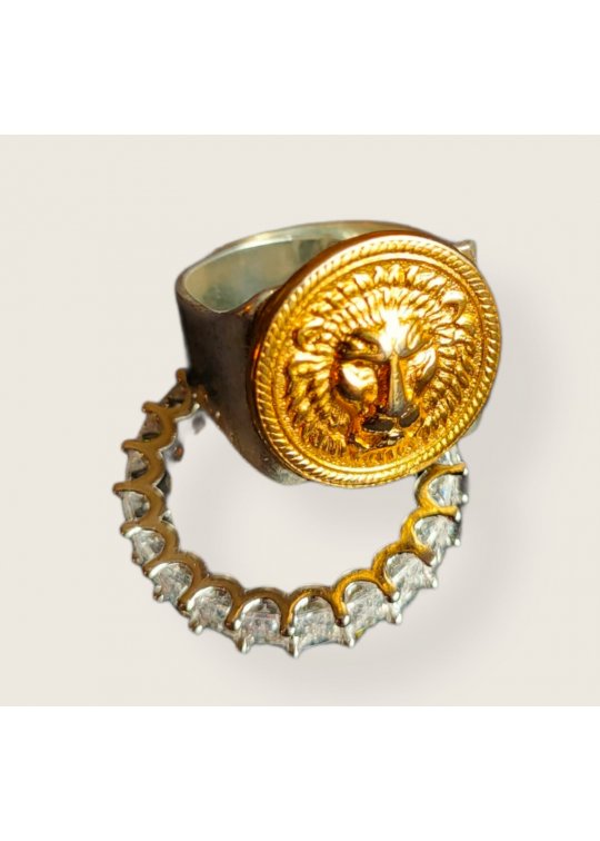 Upcycled Versace chevaliere ring