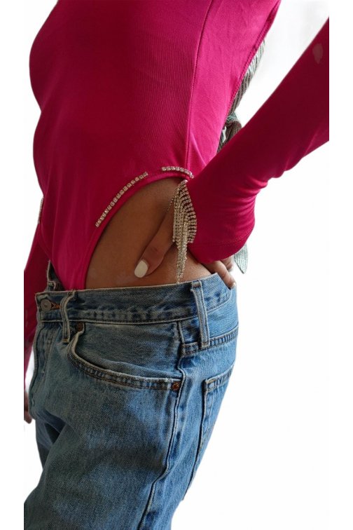Fushia pink body with long... 2
