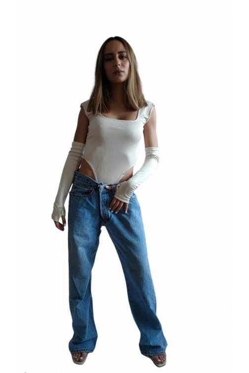 Off white body with long... 2