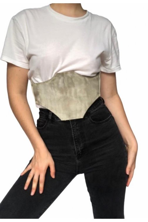 Lurex corset belt 2