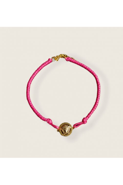Fushia pink choker necklace...