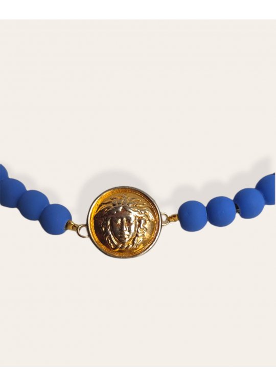 Matt Klein blue necklace with...