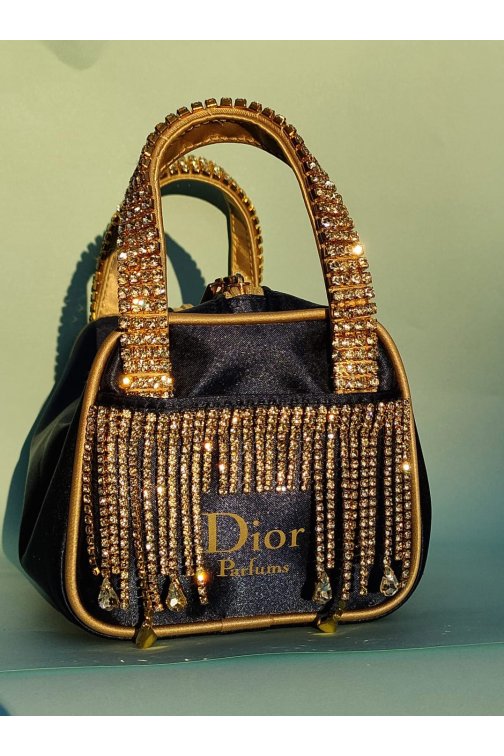 Sac bleu marine Dior upcyclé