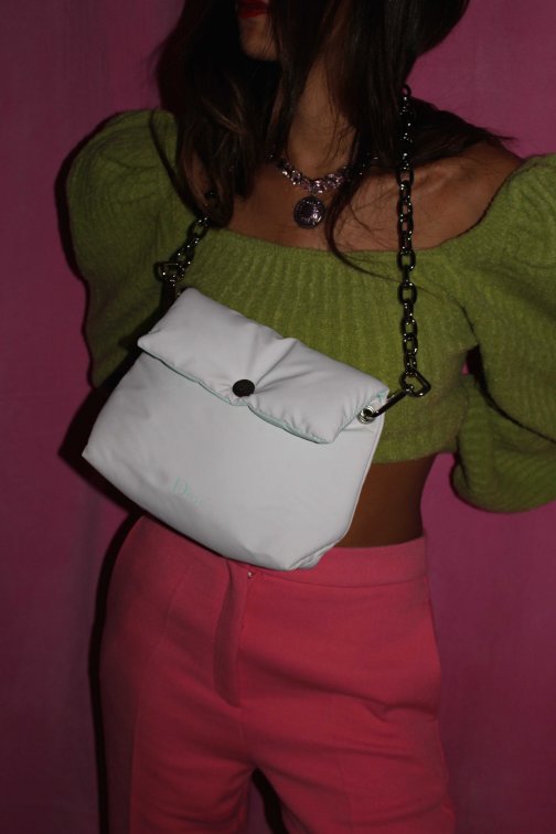 Upcycled Dior pillow bag
