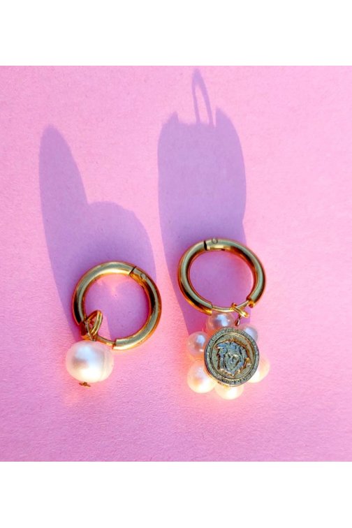 Earring - pearls and...