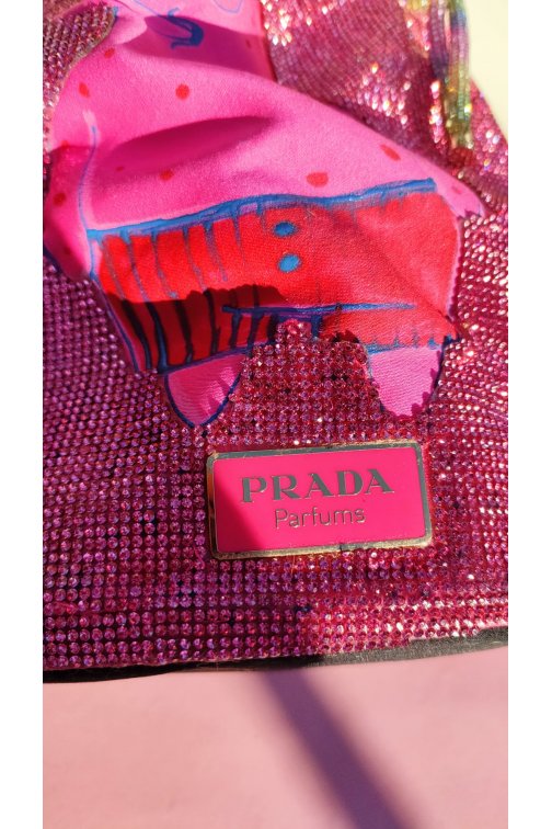 Sac Prada upcyclé Rose