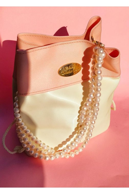 Sac Rose et blanc Christian...