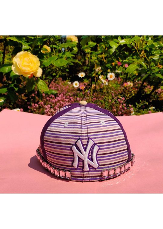 Upcycled New Era pink cap