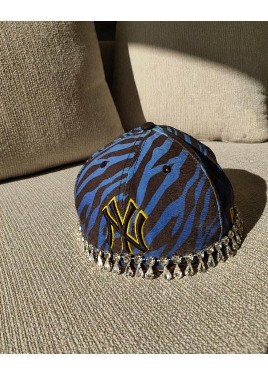 Upcycled New Era zebra cap
