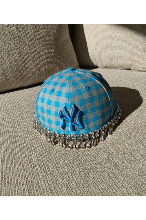 Upcycled New Era blue cap