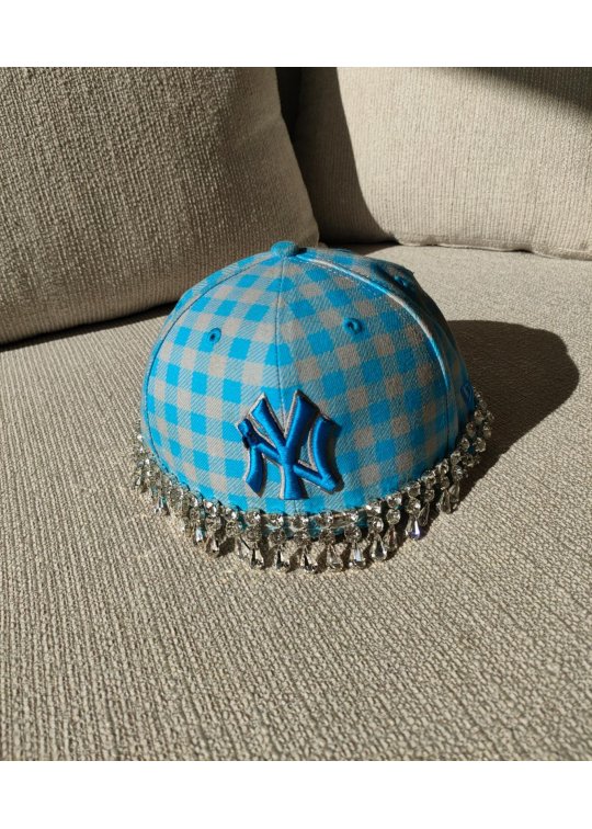 Upcycled New Era blue cap